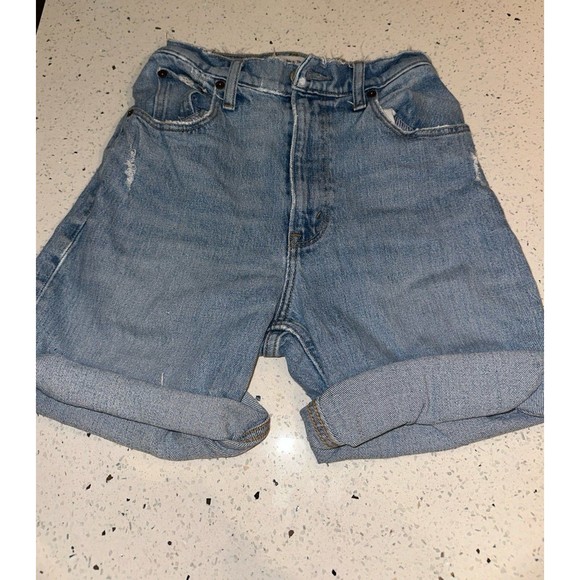 Abercrombie High Rise Jean shorts - Picture 1 of 5